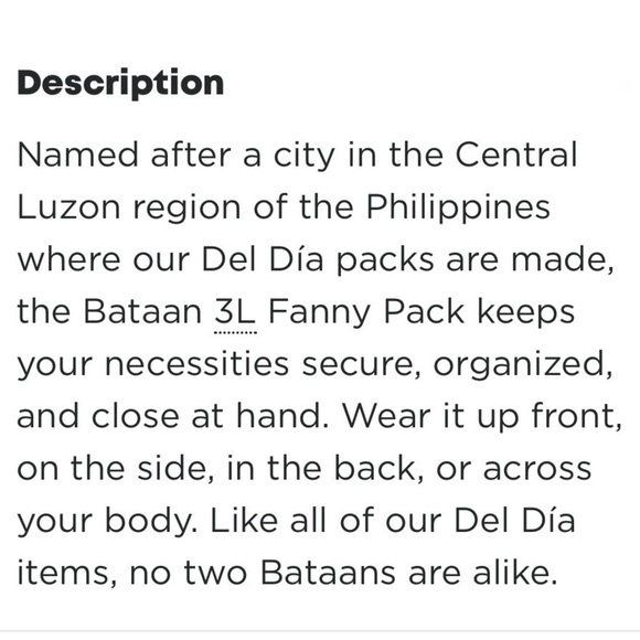 New Cotopaxi Bataan 3L Del Dia BRANDED GRIFFIN CAPITAL Waist Bag Fanny Pack - Picture 8 of 11